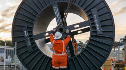 Connetics drum new 66kV cable